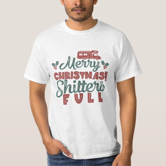 メリークリスマスシッターズフル-休暇 Tシャツ (正面)
