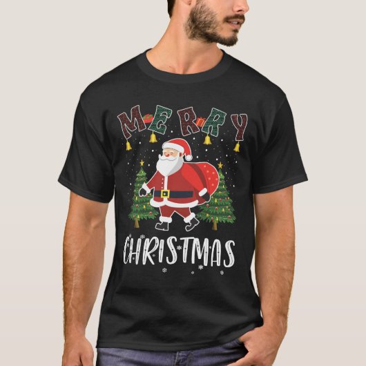 メリークリスマスシャツ：フェスティバルファッション! Tシャツ (正面)