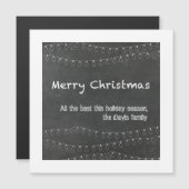メリークリスマスシャルボードデザイングリーティングカード (正面/裏面)
