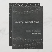 メリークリスマスシャルボードデザイン シーズンカード (正面/裏面)