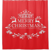 メリークリスマスシャワーカーテン シャワーカーテン (正面)
