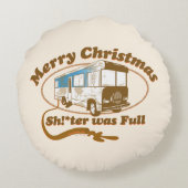 メリークリスマスシュ! ラウンドクッション (裏面)