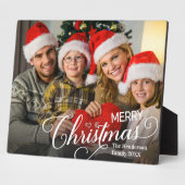 メリークリスマスシンプルのカスタム フォトプラーク (側面)