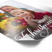 メリークリスマスシンプルのカスタム フォトプリント            (角)