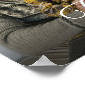 メリークリスマスシンプルのカスタム ポスター (角)