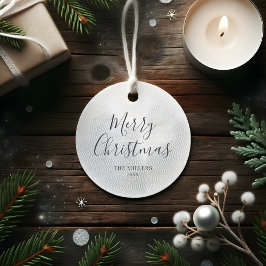 メリークリスマスシンプルのミニマリスト フェイバータグ