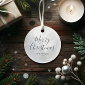 メリークリスマスシンプルのミニマリスト フェイバータグ