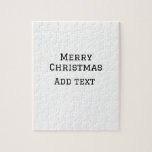 メリークリスマスシンプルのミニマル文字の追加 ジグソーパズル<br><div class="desc">デザイン</div>