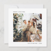 メリークリスマスシンプルの写真 シーズンカード (正面)
