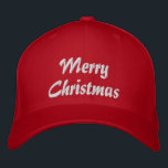 メリークリスマスシンプルタイポグラフィ刺繍 刺繍入りキャップ<br><div class="desc">メリーシンプルクリスマスカスタムタイポグラフィモダンの刺繍付き野球帽は、文字の刺繍付き「メリーモダン・クリスマス」を備えている。クリスマス休暇の家族や友人のためのギフトとして完璧。Evco Studio www.zazzle.com/store/evcostudioによって作成</div>