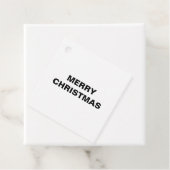 メリークリスマスシンプルラベル フェイバータグ (インサイチュ)