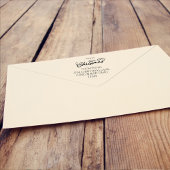 メリークリスマスシンプル書道差出人住所 セルフインキングスタンプ