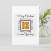 メリークリスマスシーズンのご挨拶 シーズンカード (スタンド正面)