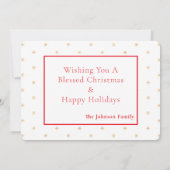 メリークリスマスシーズンのグリーティングカード2枚 (裏面)