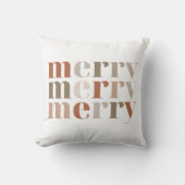 メリークリスマスシーズンボホパステル装飾品 クッション (正面)