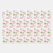 メリークリスマスシーツラッピング紙の喜び ラッピングペーパーシート (正面2)