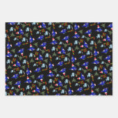 メリークリスマスシーツラッピング紙サメ ラッピングペーパーシート (正面2)