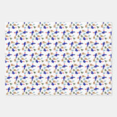 メリークリスマスシーツラッピング紙サメ ラッピングペーパーシート (正面)