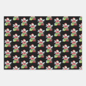 メリークリスマスシーツラッピング紙サンタ ラッピングペーパーシート (正面3)