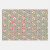 メリークリスマスシーツラッピング紙ノエル ラッピングペーパーシート (正面3)