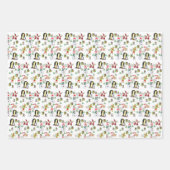 メリークリスマスシーツラッピング紙ペンギン ラッピングペーパーシート (正面2)