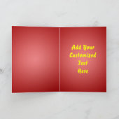 メリークリスマスシールグリーティングカードテンプレート シーズンカード (内部)