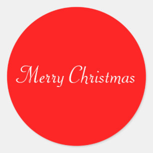 メリークリスマスシール ラウンドシール