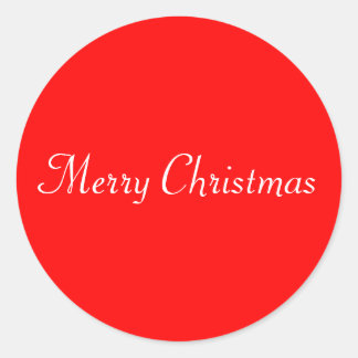 メリークリスマスシール ラウンドシール