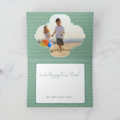 メリークリスマスジグザグパターン シーズンカード (内部)