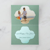 メリークリスマスジグザグパターン シーズンカード (内部)