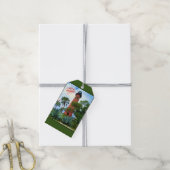 メリークリスマスジュピターインレットライトハウスフロリダ ギフトタグ (より糸付き)