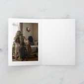 メリークリスマスジョイパーソナライズされたト カード (内部)