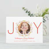 メリークリスマスジョイホリデーフォトリース シーズンカード (スタンド正面)