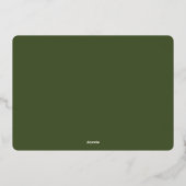 メリークリスマスジョイリースフォトカード 箔シーズンカード (裏面)