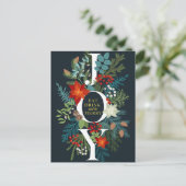 メリークリスマスジョイ企業のグリーティング シーズンポストカード (スタンド正面)