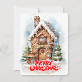 メリークリスマスジンガーハウスデザイン シーズンカード (正面)