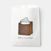 メリークリスマスジンジャーブレッドケーキ砂糖とスパイス フェイバーバッグ (正面)