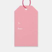 メリークリスマスジンジャーブレッドドッグハウス ギフトタグ (裏面)