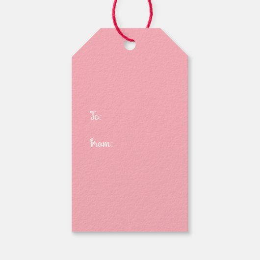 メリークリスマスジンジャーブレッドドッグハウス ギフトタグ (裏面)