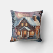 メリークリスマスジンジャーブレッドハウス クッション (裏面)