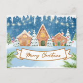 メリークリスマスジンジャーブレッドハウス シーズンポストカード (正面)
