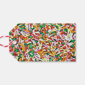 メリークリスマスジンジャーブレッドマンキャンディスプリンクル ギフトタグ (裏面横)