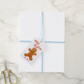 メリークリスマスジンジャーブレッドマンホリデーギフトラベル ギフトタグ (より糸付き)