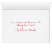 メリークリスマスジンジャーブレッドマン (内部横(下))