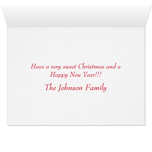 メリークリスマスジンジャーブレッドマン (内部横(下))