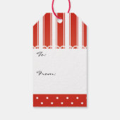 メリークリスマスジンジャーブレッドマン ギフトタグ (裏面)