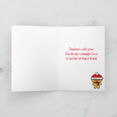 メリークリスマスジンジャーブレッドマン シーズンカード (内部)