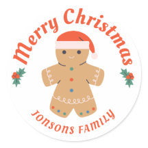 メリークリスマスジンジャーブレッドマン