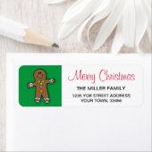 メリークリスマスジンジャーブレッドマン ラベル (インサイチュ)