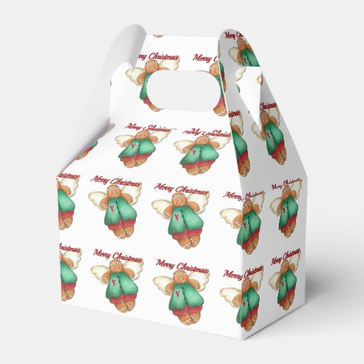 メリークリスマスジンジャーブレッド天使のボックス フェイバーボックス (正面サイド)